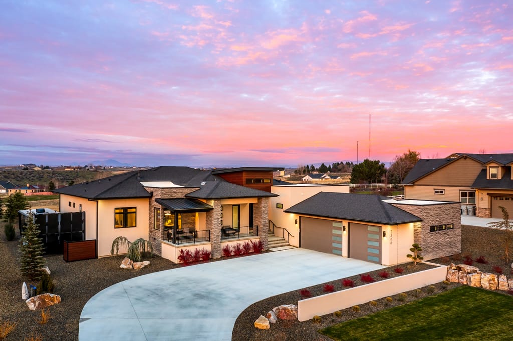 Twilight exterior photography